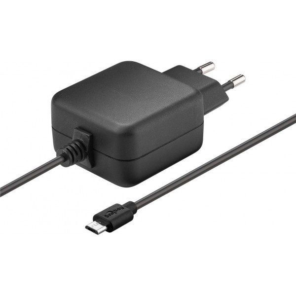 Goobay 71889 Micro USB Voeding - 5V 2.5A - Zwart