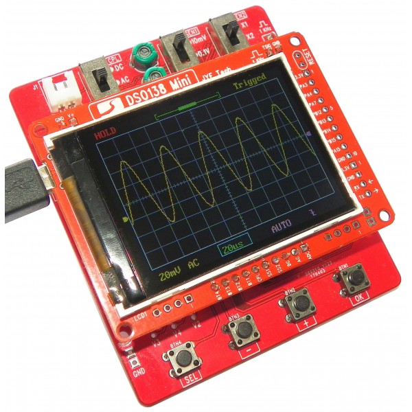 JYE Tech DSO138 Mini - Portable Oscilloscope - DIY kit