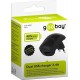 Goobay 59232 Dual USB Voeding - 5V 2.4A - Zwart