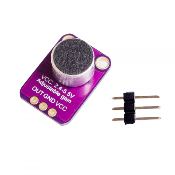 MAX4466 Microphone Amplifier Module with Microphone