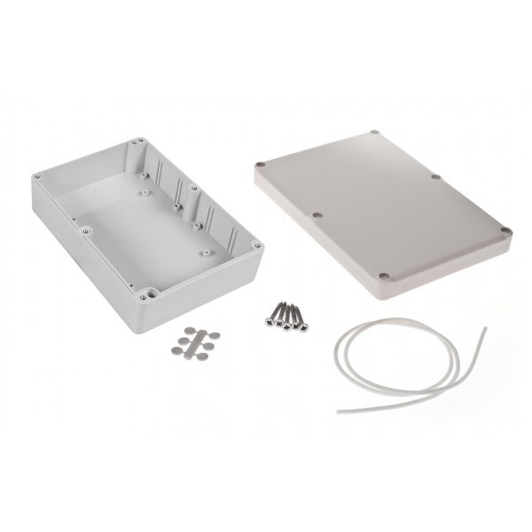Kradex Enclosure 176x126x57mm - IP65 - Grey - Z74JH TM ABS