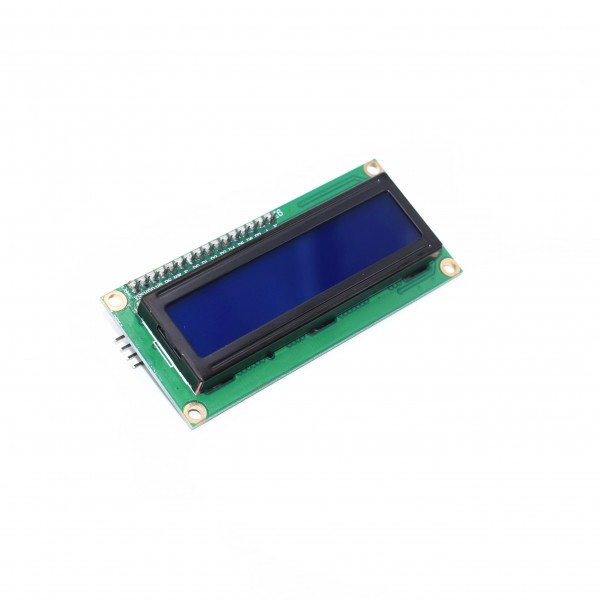 LCD Display 16*2 characters with white text and blue backlight - With I2C Backpack