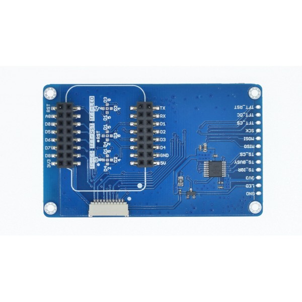 Wemos 2.4 inch TFT Shield voor D1 Mini - Met Touchscreen