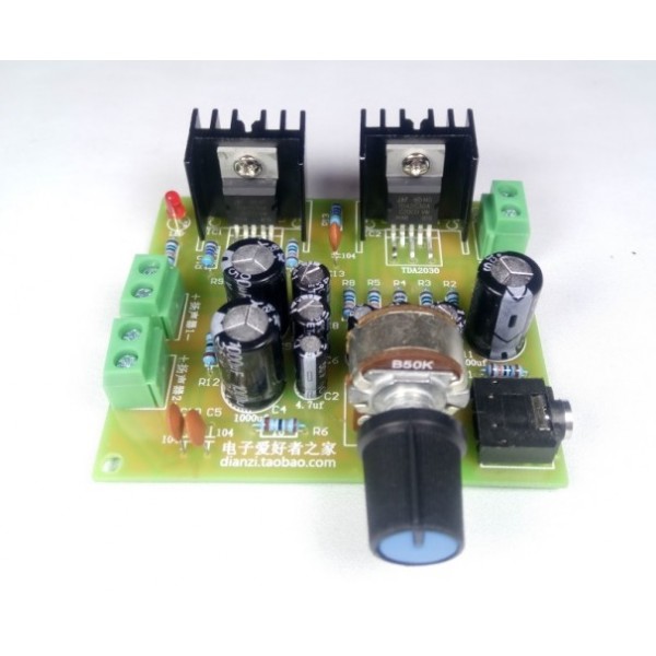 TDA2030 2x14W Audio Versterker - DIY Kit