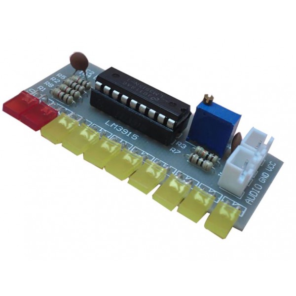 LM3915 LED Audio Level Indicator - DIY Kit