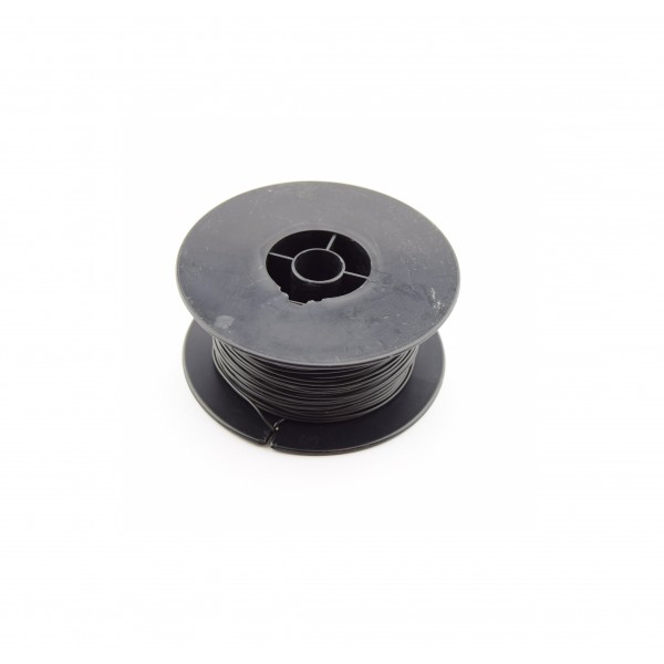 Wire - Single core - Flexible - Ø1.1mm 0.14mm2 - Black - 100m