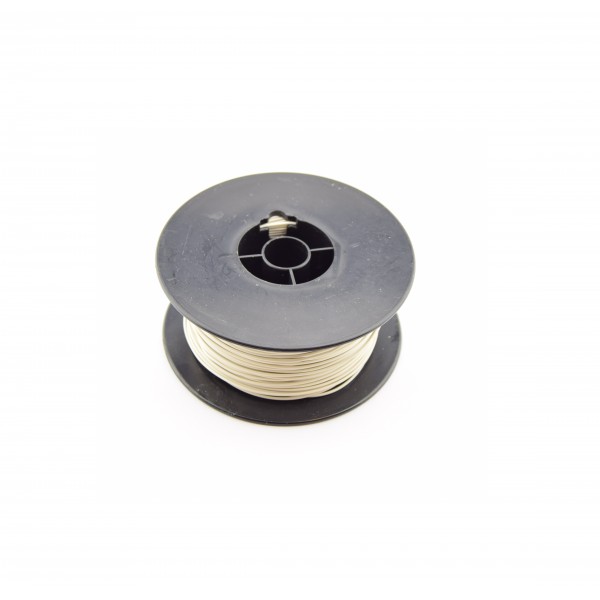 Wire - Single core - Flexible - Ø1.1mm 0.14mm2 - White - 100m