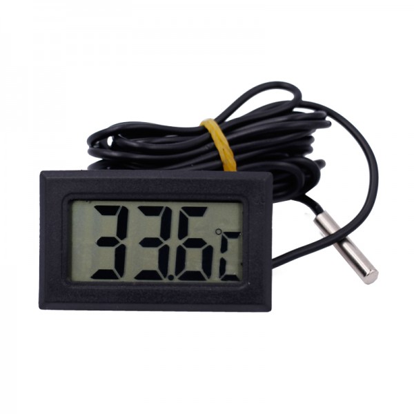 Temperatuursensor met Display - Zwart