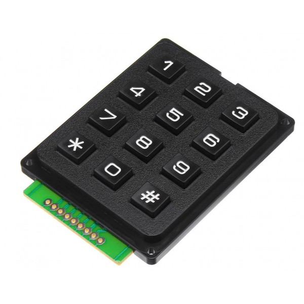 Keypad 3x4 Matrix - Membrane