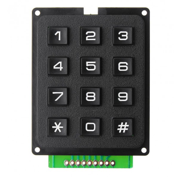 Keypad 3x4 Matrix - Membrane