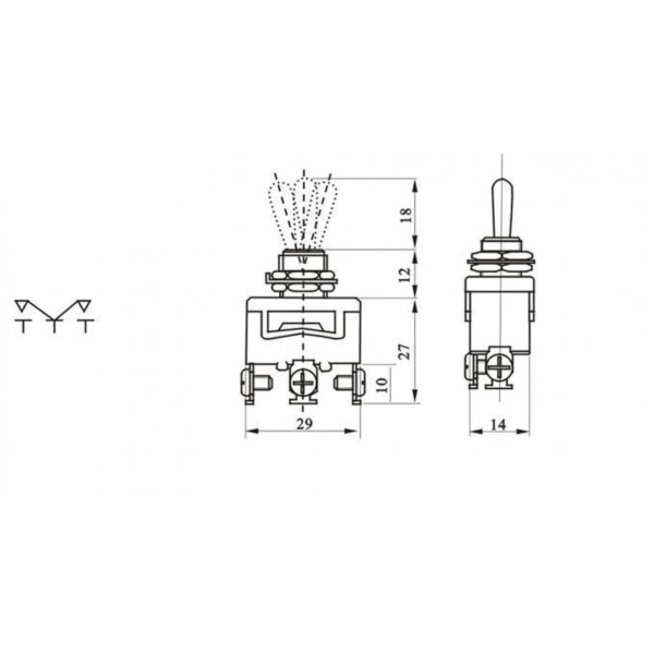 Toggle Switch - E-TEN1122