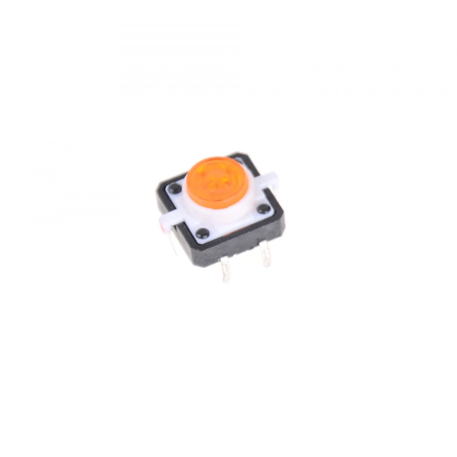 Switch Button O Ringe Color Tactile Pushbutton Switch 4 Pin - With Red Orange Lighting - LS12x12ORANGE