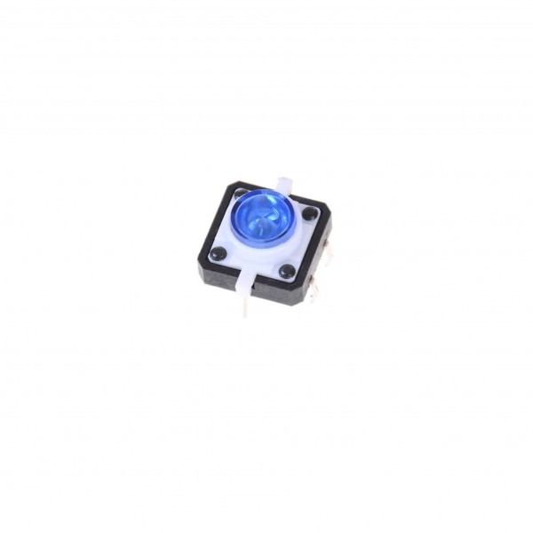 Tactile Pushbutton Switch 4 Pin - With Blue LED Lighting