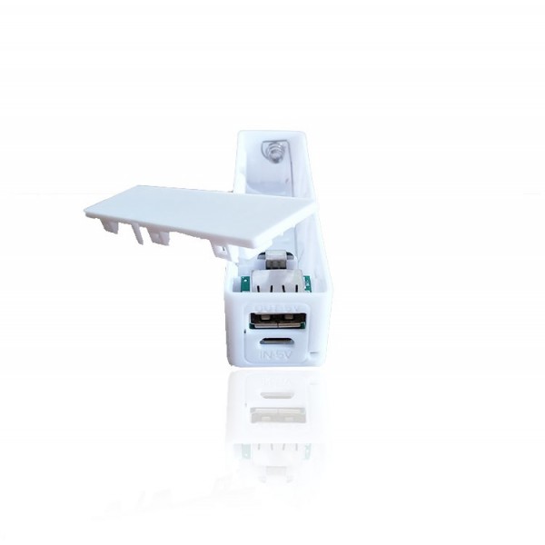 DIY USB Power Bank 1000mA - White