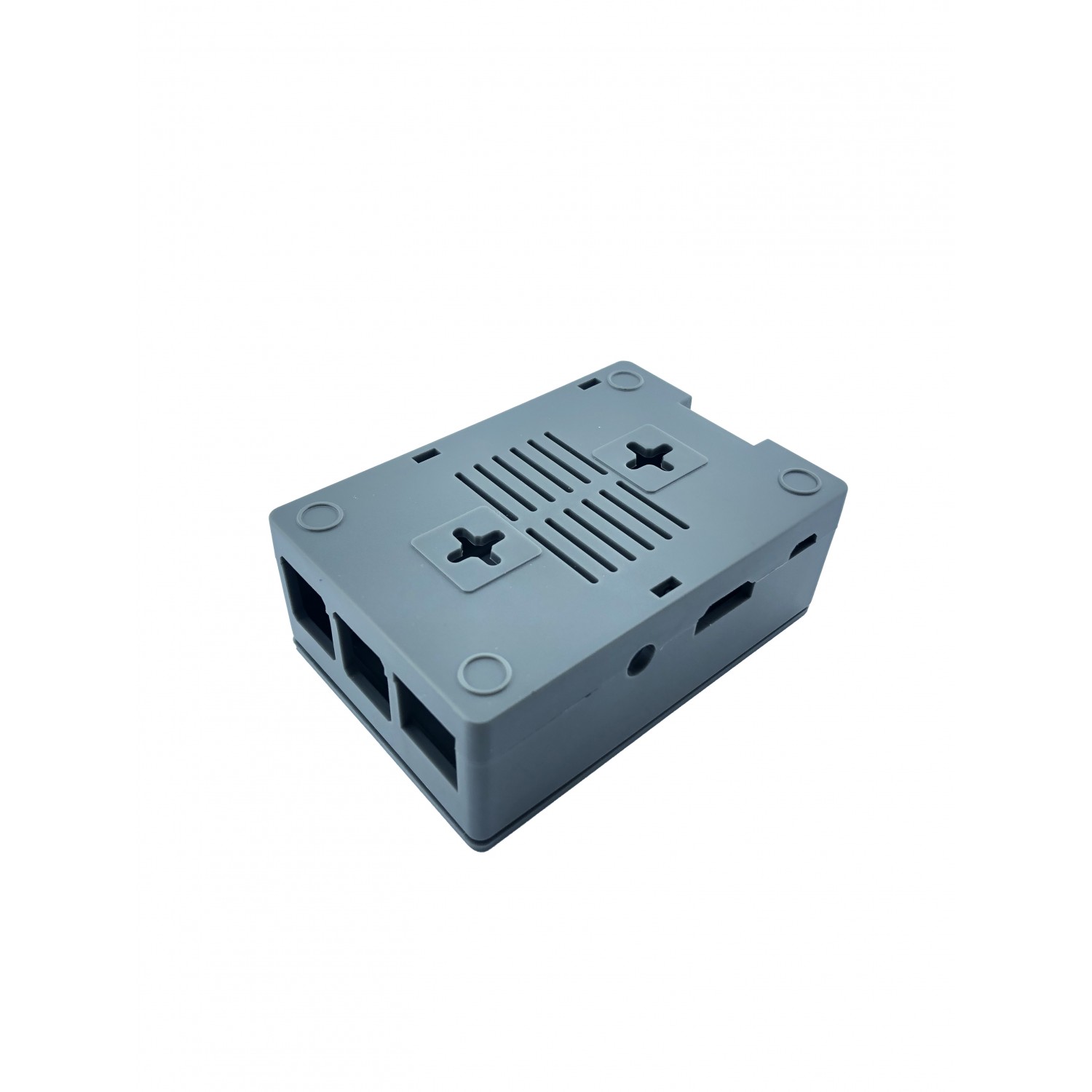 Raspberry Pi 2-3(B) Enclosure - Gray - Option for 3.5 inch Display ...