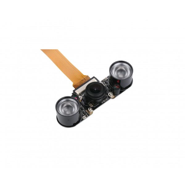 Caméra Infrarouge 5MP OV5647 Pour Raspberry Pi - Vision Nocturne 1080p - 2 LEDs IR - Réglable - Câble CSI