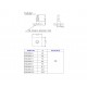 Plastic Self-adhesive Spacer M3 - M3.5 - 8.4mm Spacer