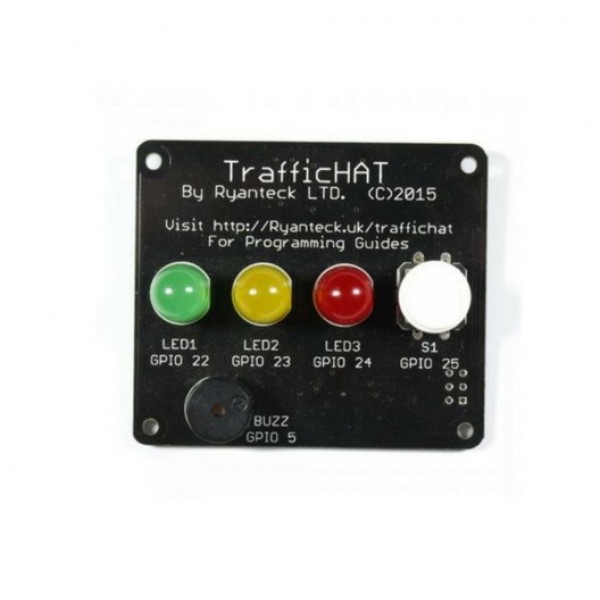 Ryanteck Raspberry Pi Traffic HAT - DIY Kit