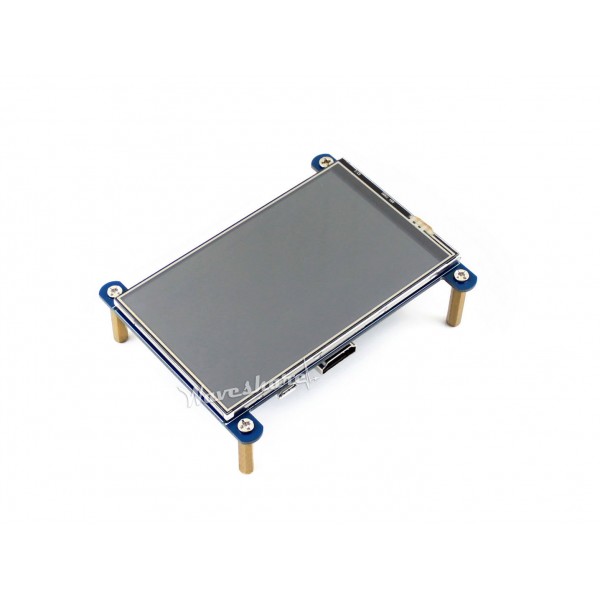 Waveshare 4 inch HDMI IPS-TFT-LCD Display IPS 800*480 pixels met Touchscreen - Raspberry Pi Compatible