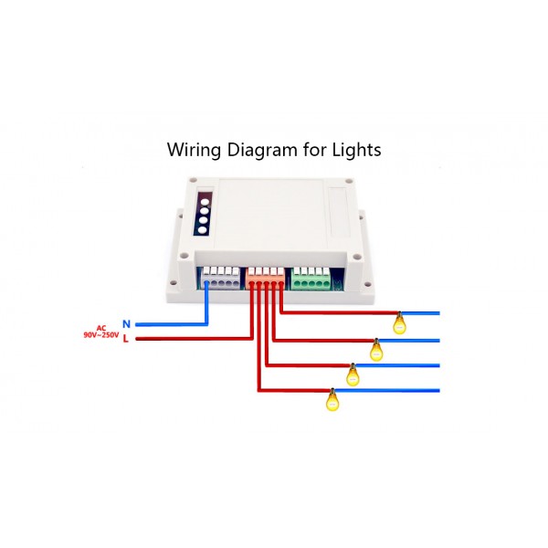 Sonoff 4CH R2 - Wi-Fi Schakelaar - ESP8266/ESP8285