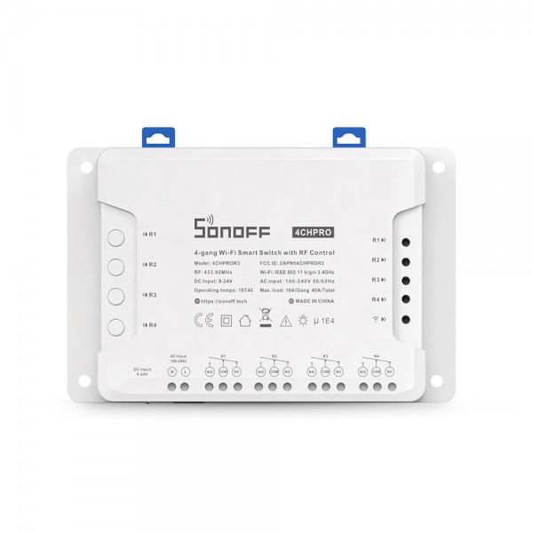 Sonoff 4CH Pro R3 - Wi-Fi-RF Schakelaar - ESP8266/ESP8285