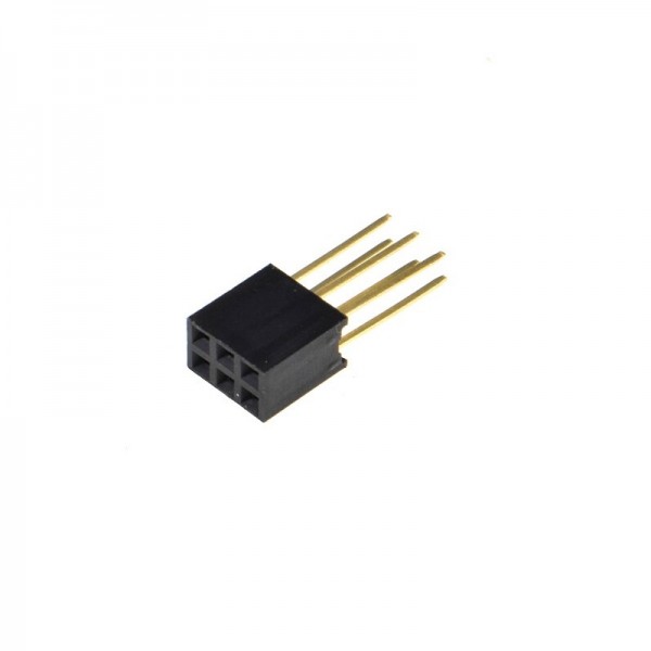 2x3 Pins header Female - 11mm Pin height