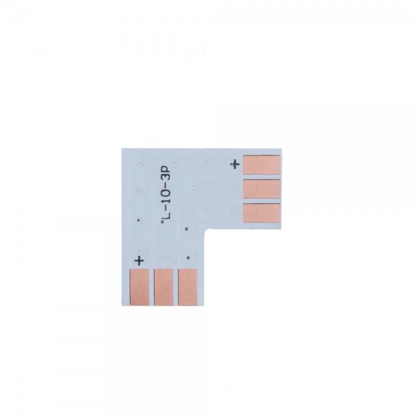 LED Strip L-Shaped Coupler - 3p 10mm - WS2811-WS2812B