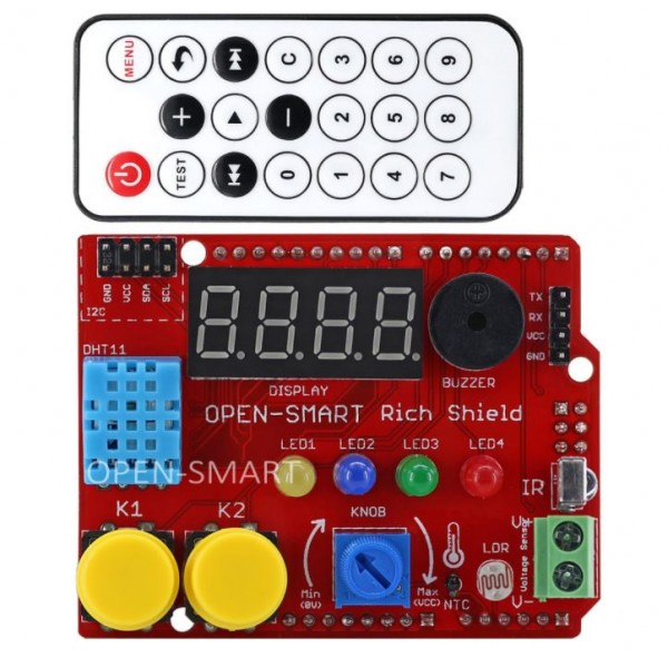Open-Smart Rich Shield with Remote Control
