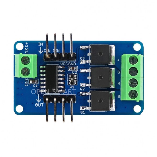 Open-Smart RGB LED Strip Driver Module - met Schroefterminals