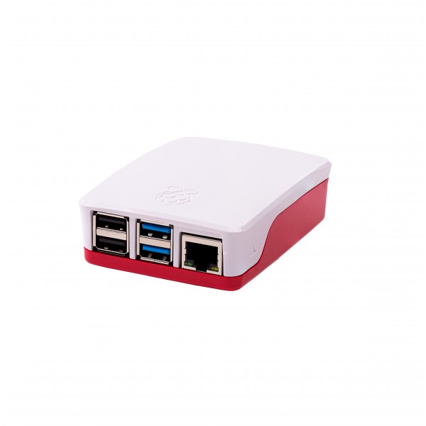 Raspberry Pi 4 model B Officiële Behuizing - Rood-Wit