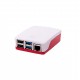 Raspberry Pi 4 model B Officiële Behuizing - Rood-Wit