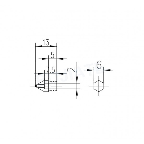 0.6mm Nozzle - MK8 Compatible
