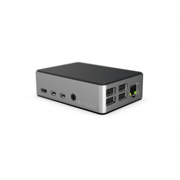Flirc - Raspberry Pi 4 Behuizing- Aluminium-Zwart