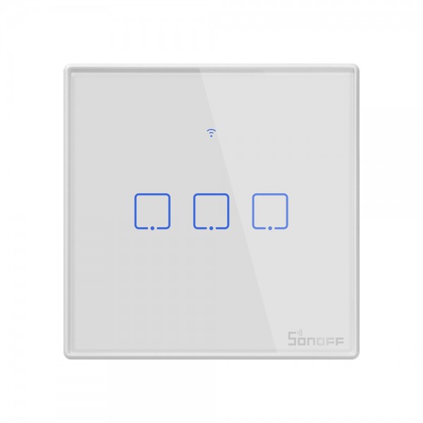 Sonoff T2 EU - 3 Schakelaar - Wi-Fi en 433MHz RF
