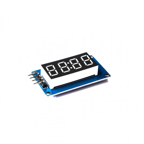 Segmenten Display Module - 4 Karakters - Klok - Rood - TM1637 - Mini