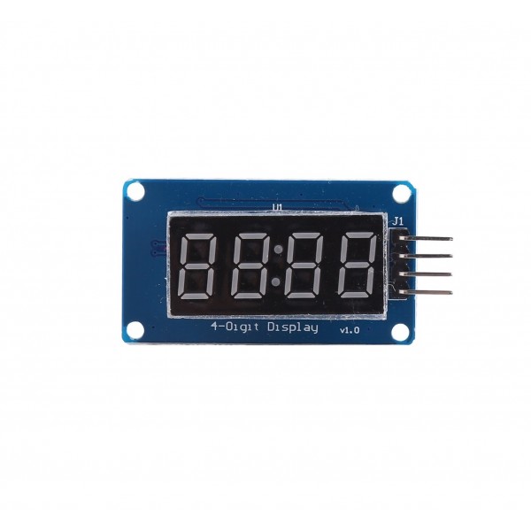 Segmenten Display Module - 4 Karakters - Klok - Rood - TM1637 - Mini