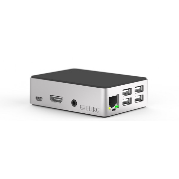 Flirc - Raspberry Pi Case V2.1 - Aluminium-Black