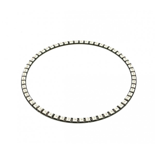 SK6812 Digital 5050 RGB LED Ring - 60 LEDs - Black