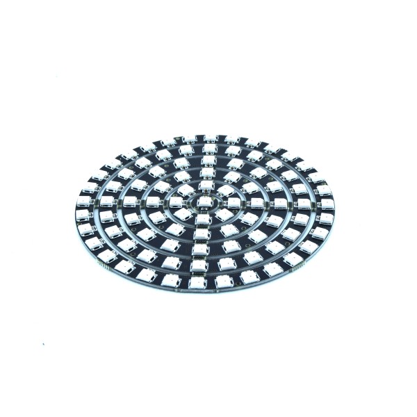 SK6812 Digital 5050 RGB LED Ring - 93 LEDs - Black