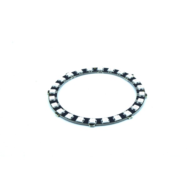 SK6812 Digital 5050 RGB LED Ring - 24 LEDs - Black