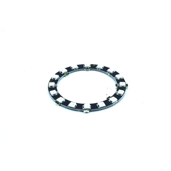 SK6812 Digital 5050 RGB LED Ring - 16 LEDs - Black