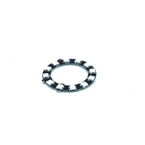 SK6812 Digital 5050 RGB LED Ring - 12 LEDs - Black