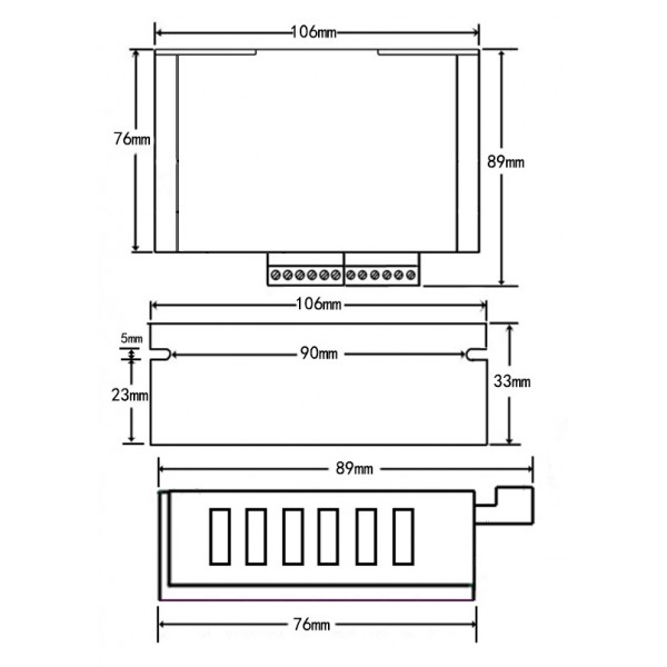HY-DIV268N-5A TB6600 Stepper Motor Controller - 5A - 8-42V
