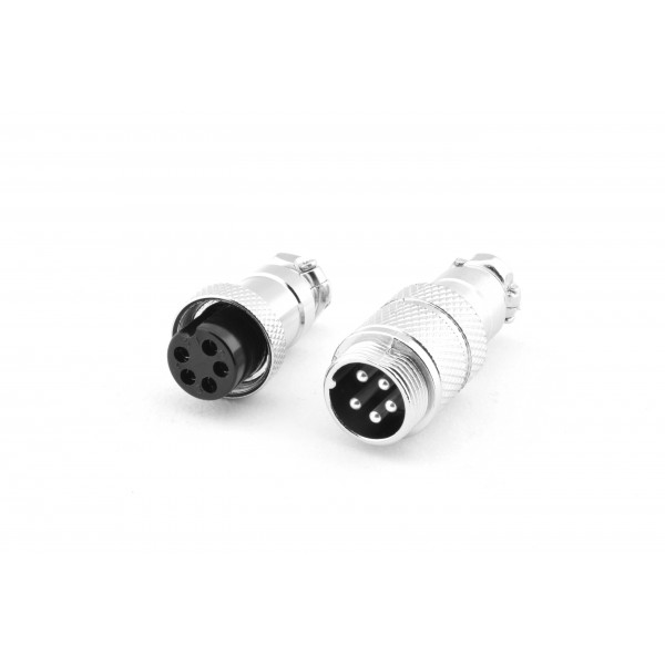 GX16-5 Connector Set - Cable Extender - with Twist Fixation