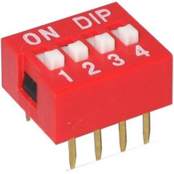 DIP Switch - 4 Posities