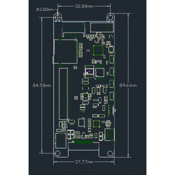 LilyGO TTGO T5 V2.2 ESP32 - with 2.9 inch E-paper E-ink