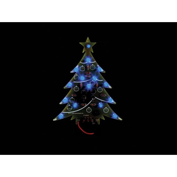 Christmas Tree Soldering Kit with Battery holder