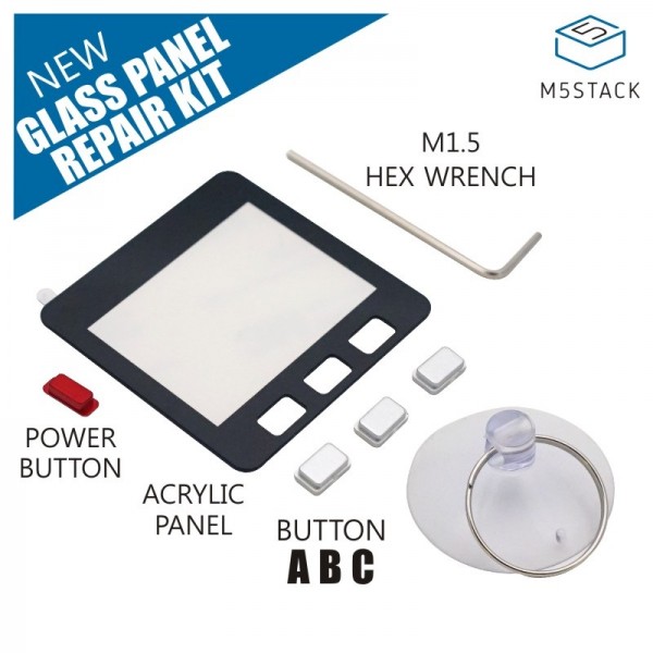 M5Stack Glass Panel Repair Kit - for M5Core