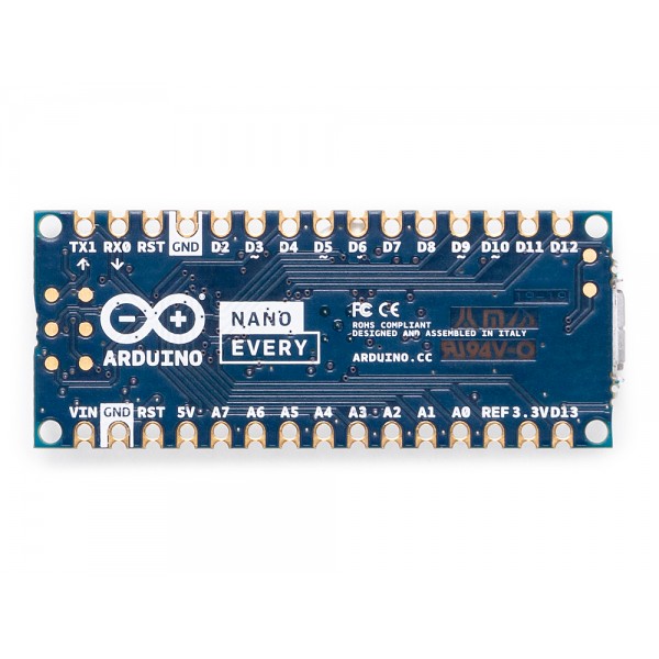 Arduino Nano Every - Losse Headers