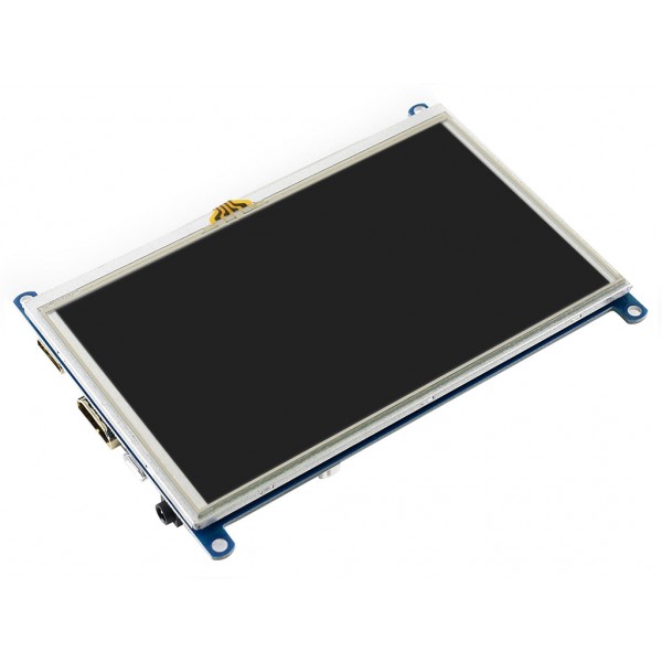 Waveshare 5 inch HDMI TFT-LCD (G) Display 800*480 pixels with Touchscreen - Raspberry Pi Compatible
